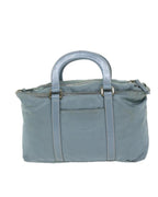 Blue Nylon Prada Handbag