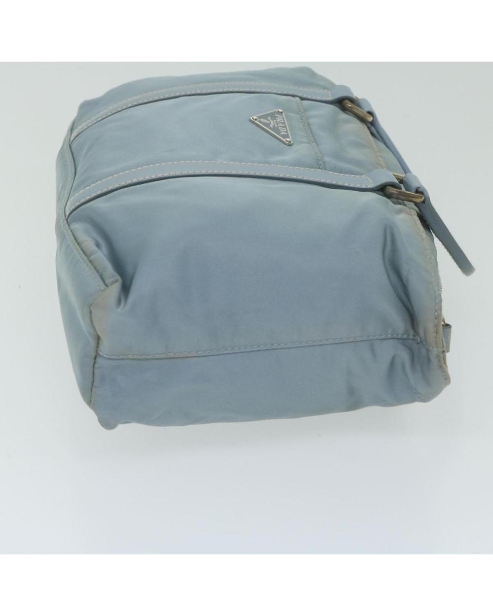 Blue Nylon Prada Handbag