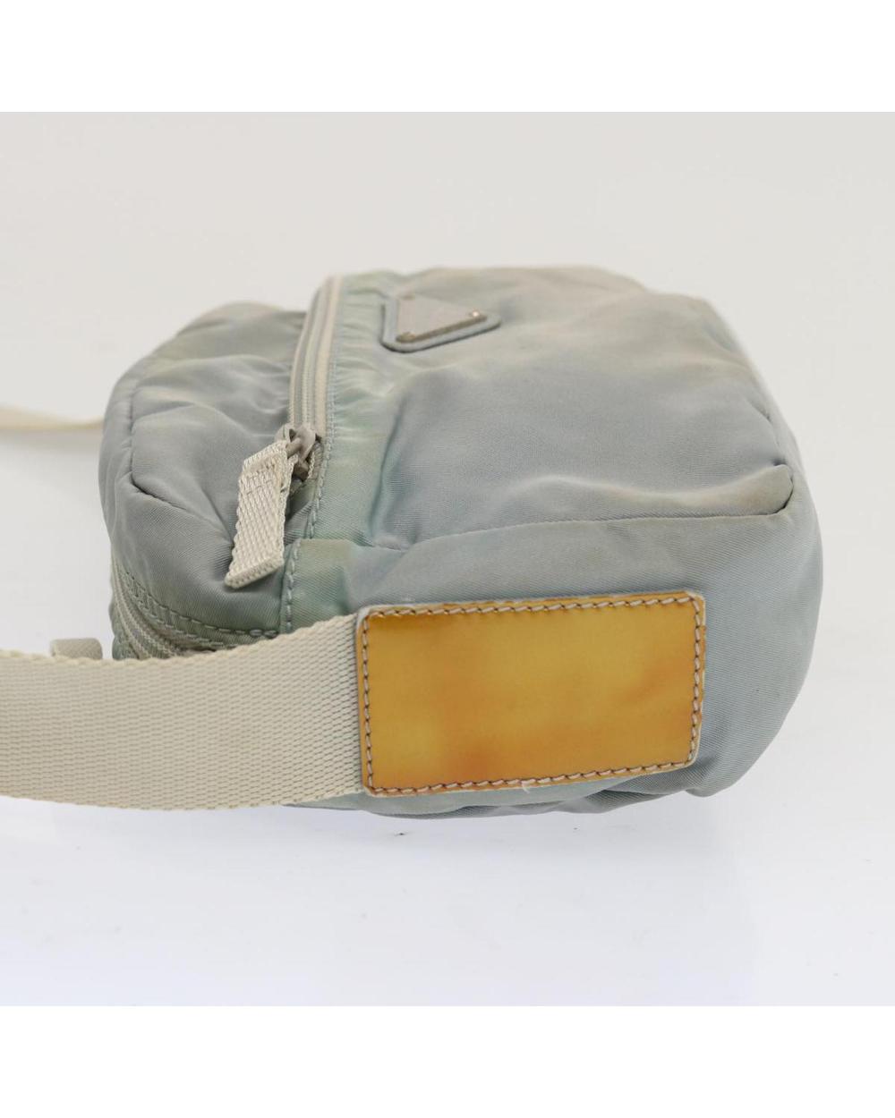 Blue Nylon Prada Shoulder Bag