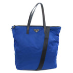 Blue Nylon Prada Tote