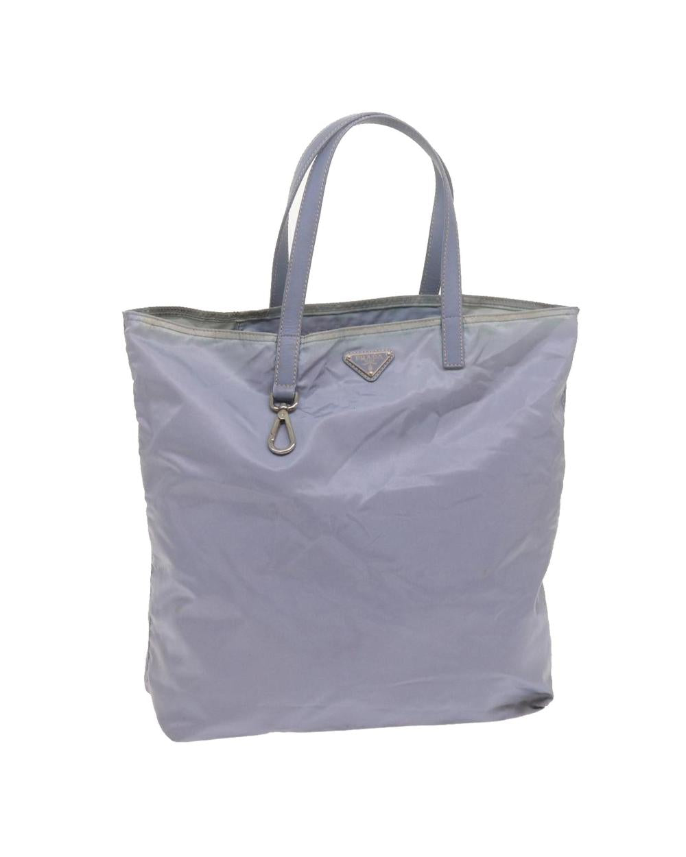 Blue Nylon Prada Tote