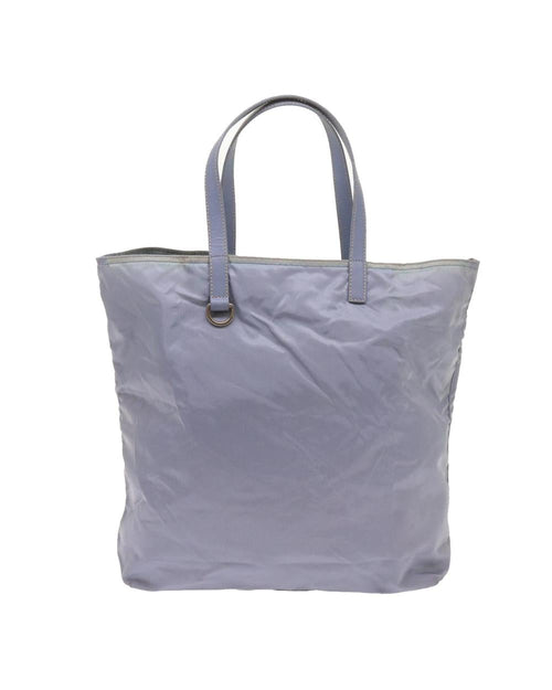 Blue Nylon Prada Tote