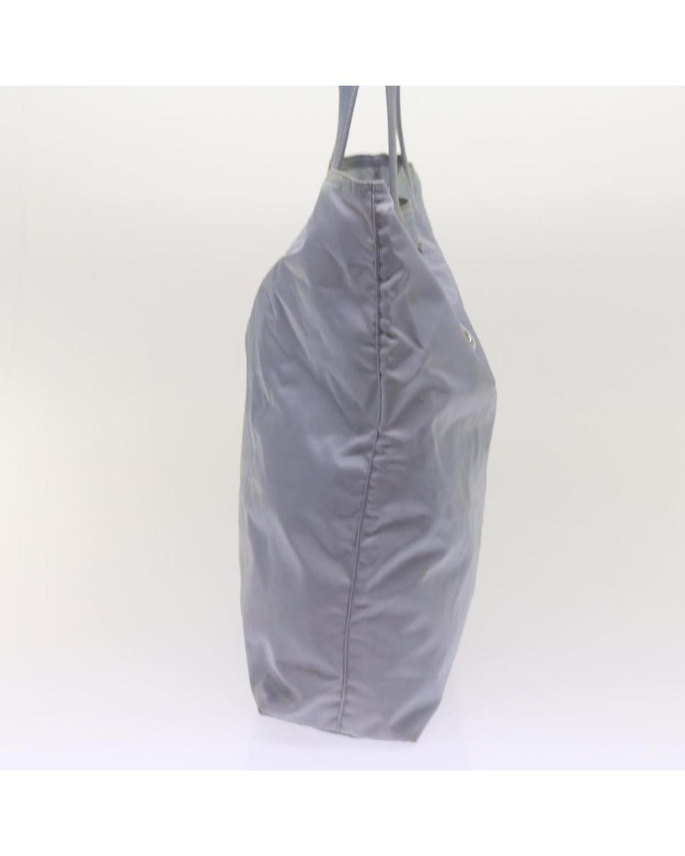 Blue Nylon Prada Tote