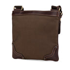Brown Canvas Prada Crossbody Bag