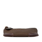 Brown Canvas Prada Crossbody Bag