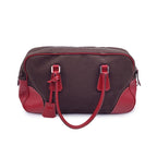 Brown Cotton Prada Handbag
