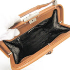 Brown Leather Prada Shoulder Bag