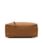 Brown Leather Prada Handbag