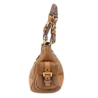 Brown Leather Prada Handbag