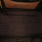 Brown Leather Prada Handbag