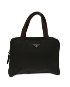 Brown Nylon Prada Handbag