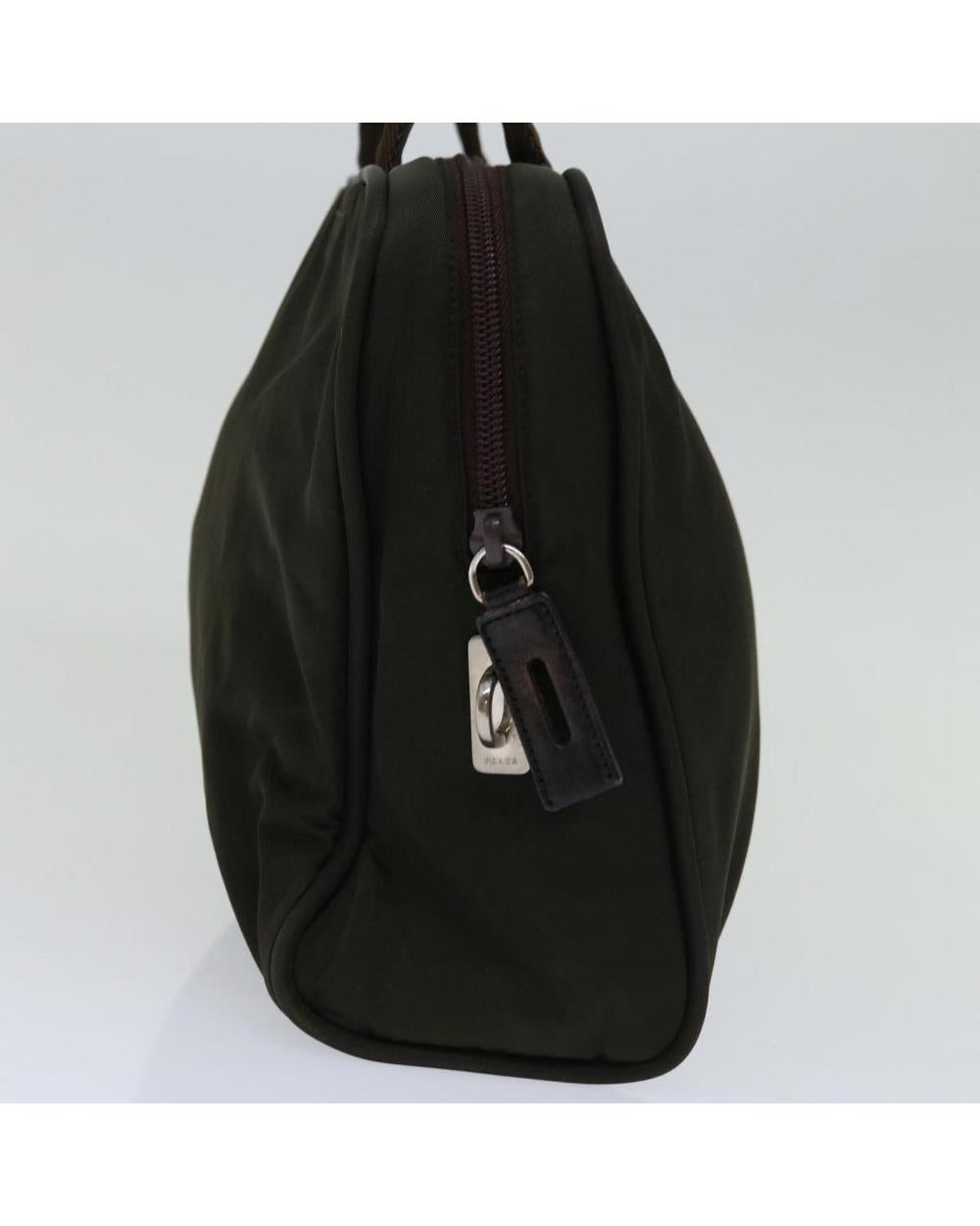Brown Nylon Prada Handbag