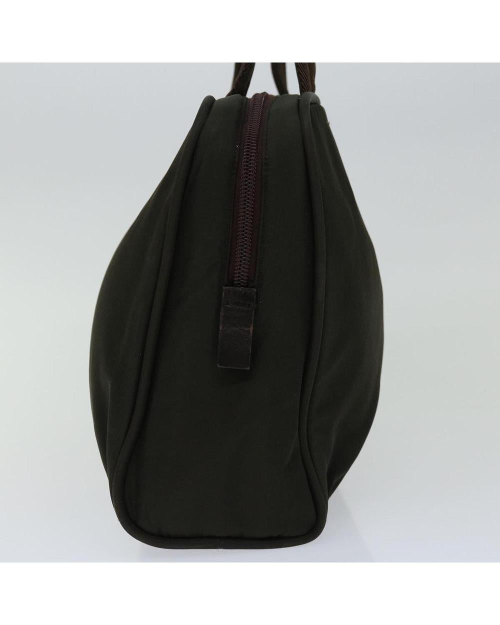 Brown Nylon Prada Handbag