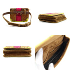 Brown Velvet Prada Belt Bags