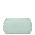 Green Canvas Prada Canapa Tote