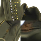 Green Fabric Prada Handbag