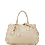 Green Leather Prada Handbag