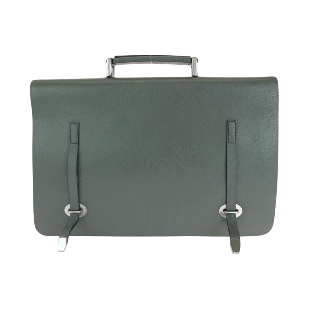 Green Leather Prada Handbag