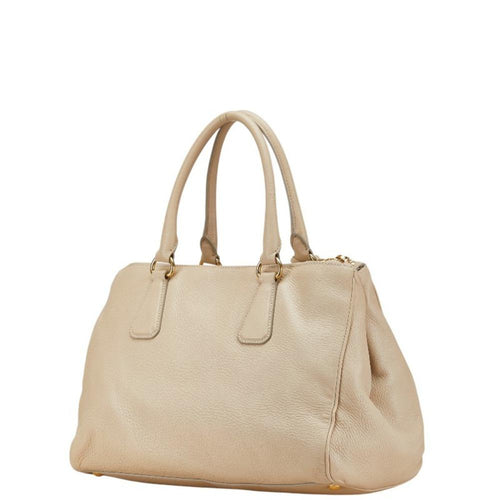 Green Leather Prada Handbag