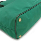 Green Leather Prada Tote