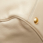 Green Leather Prada Handbag