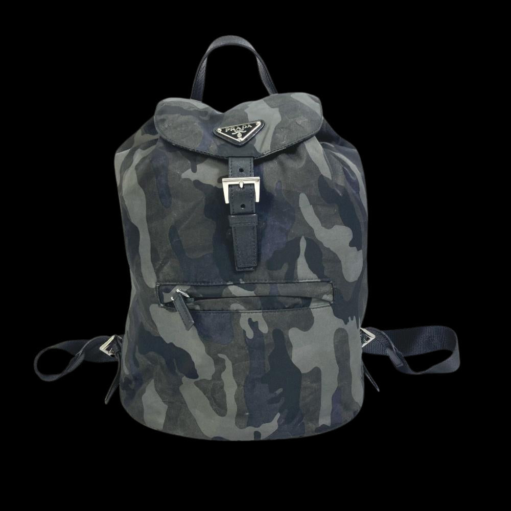 Green Nylon Prada Backpack