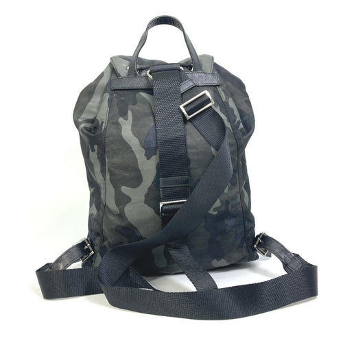 Green Nylon Prada Backpack