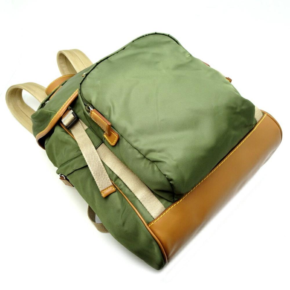 Green Nylon Prada Backpack