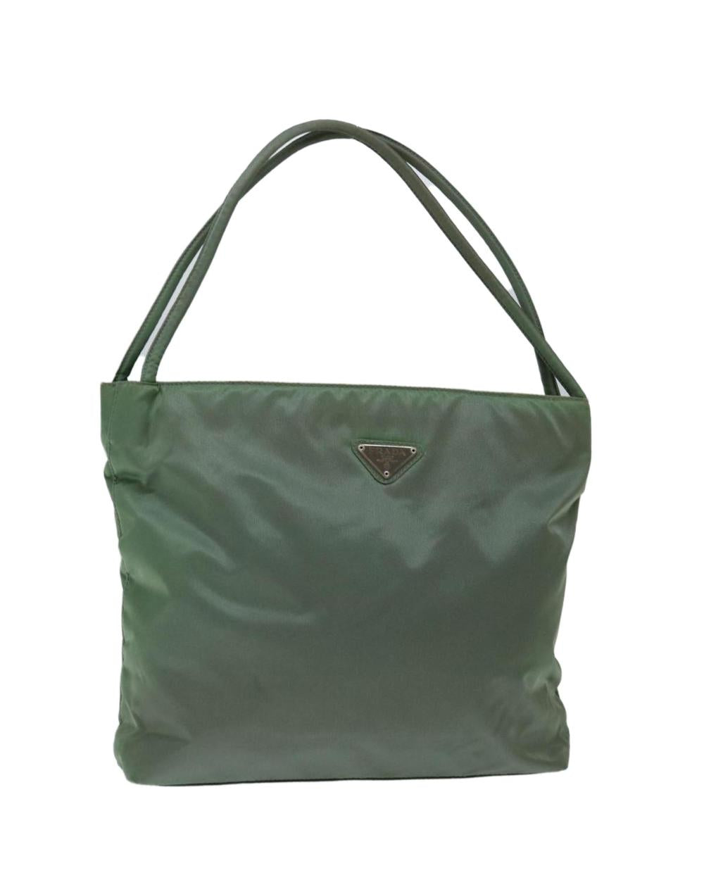 Green Nylon Prada Handbag
