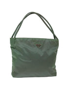 Green Nylon Prada Handbag