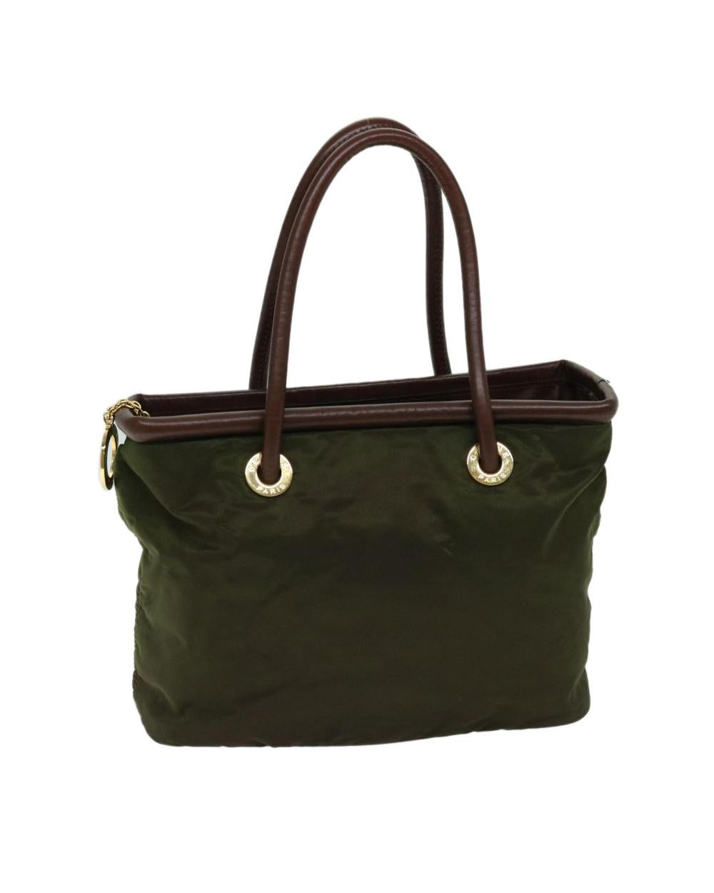Green Nylon Prada Handbag