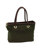 Green Nylon Prada Handbag
