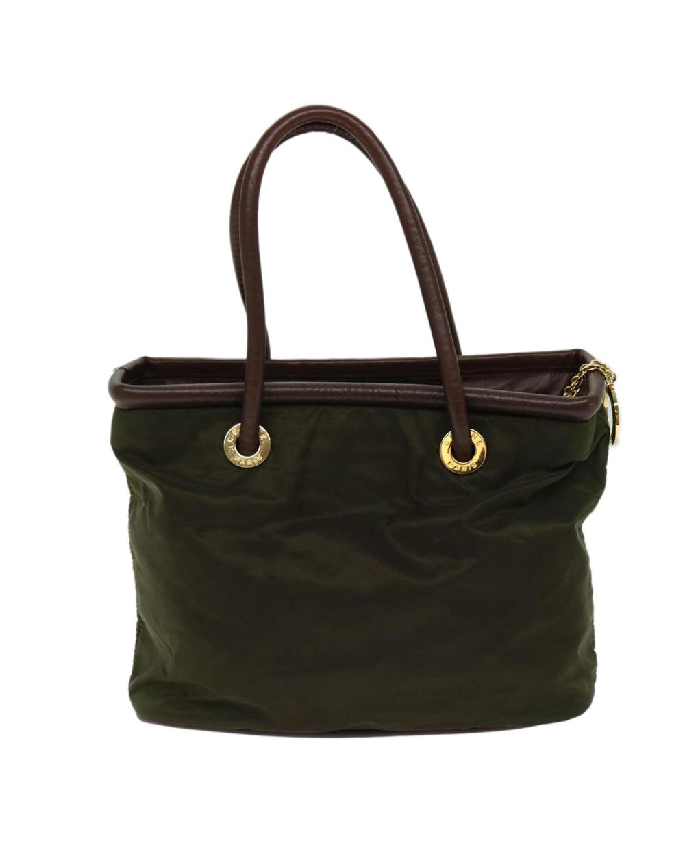 Green Nylon Prada Handbag
