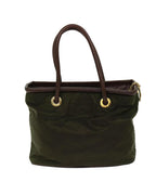 Green Nylon Prada Handbag