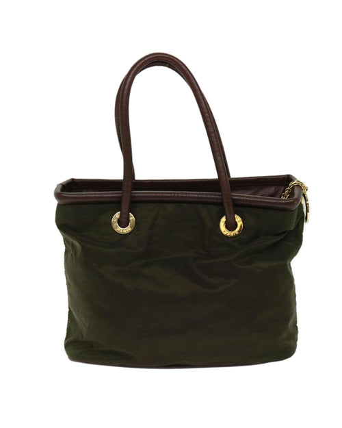 Green Nylon Prada Handbag