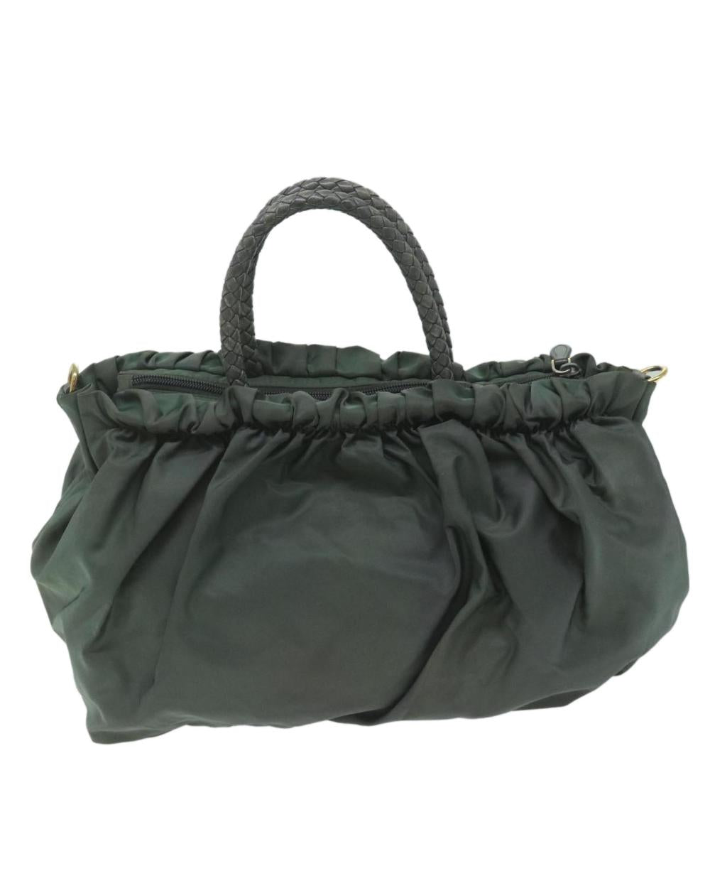 Green Nylon Prada Handbag