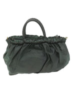 Green Nylon Prada Handbag