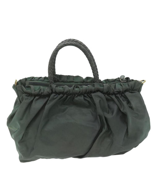 Green Nylon Prada Handbag