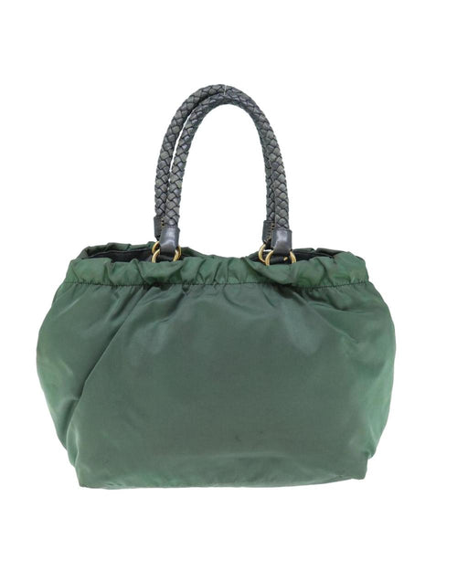 Green Nylon Prada Handbag