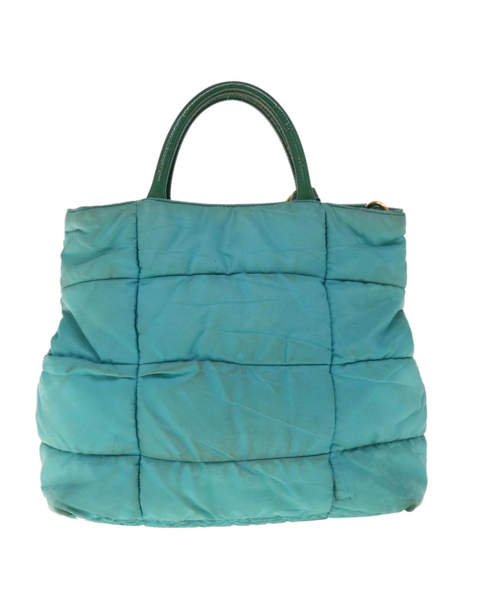 Green Nylon Prada Handbag
