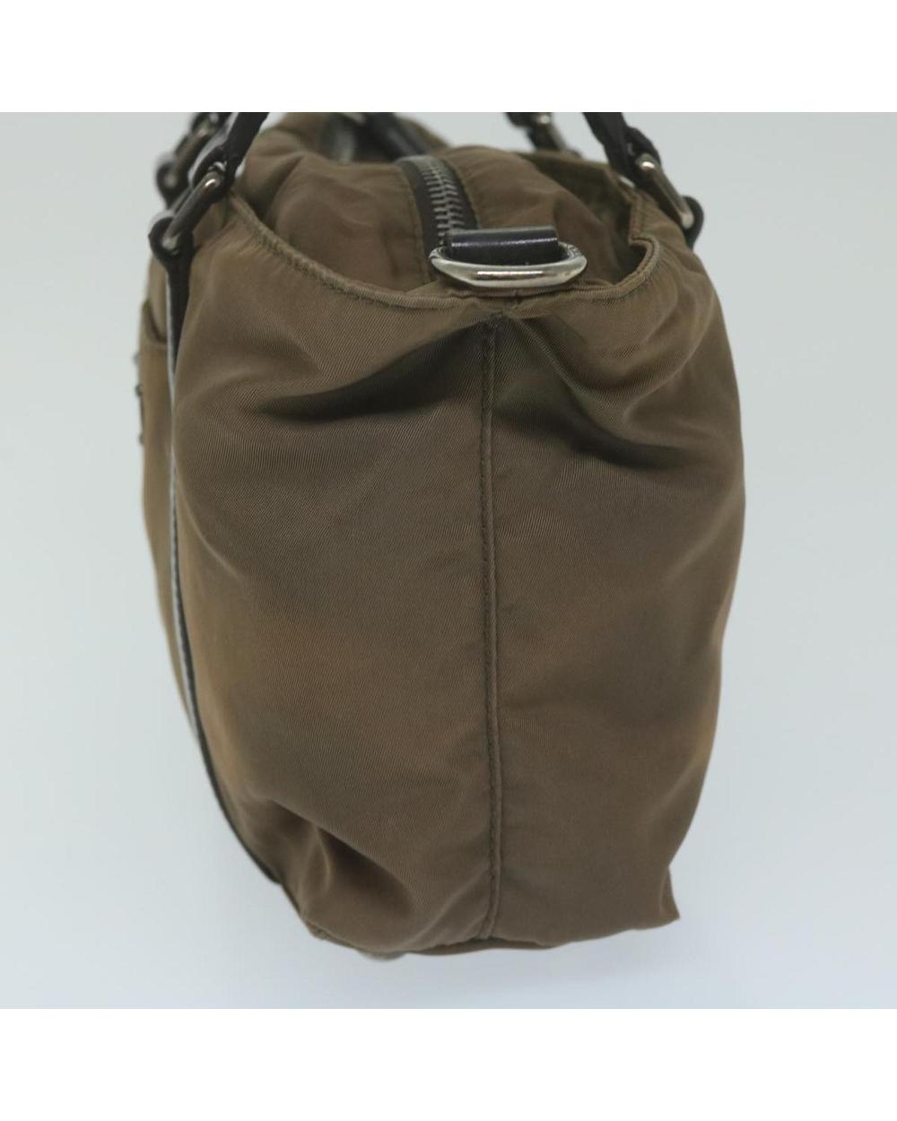 Green Nylon Prada Handbag