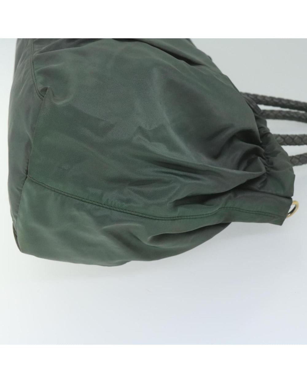 Green Nylon Prada Handbag