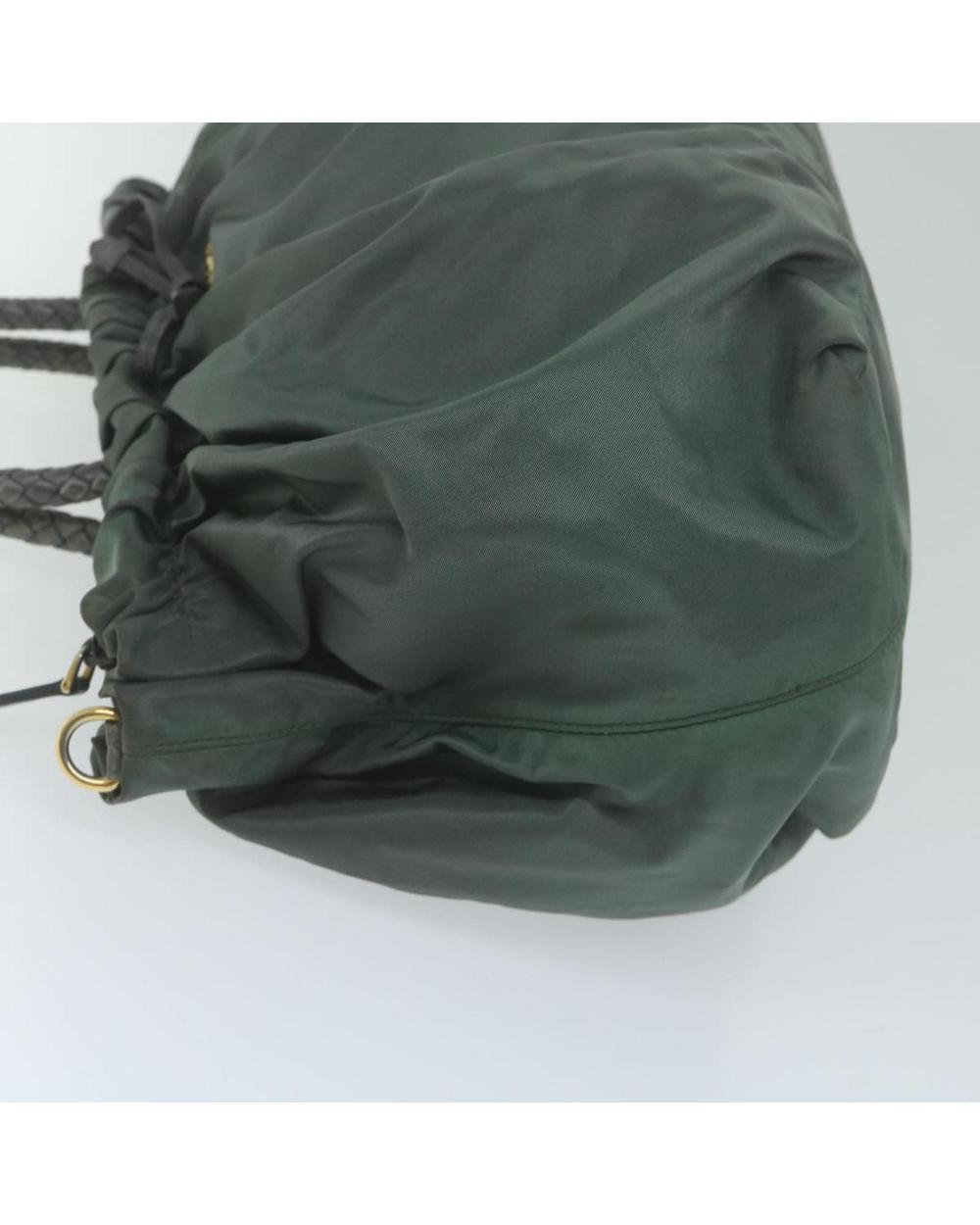Green Nylon Prada Handbag