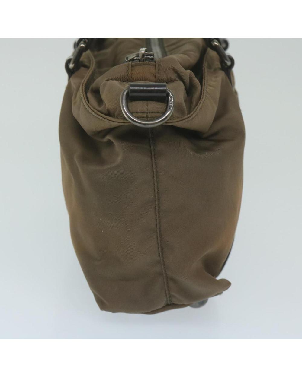 Green Nylon Prada Handbag