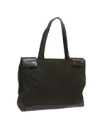 Green Nylon Prada Tote