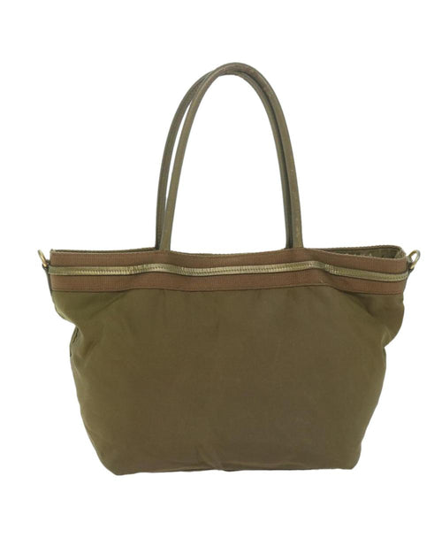 Green Nylon Prada Tote