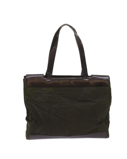 Green Nylon Prada Tote