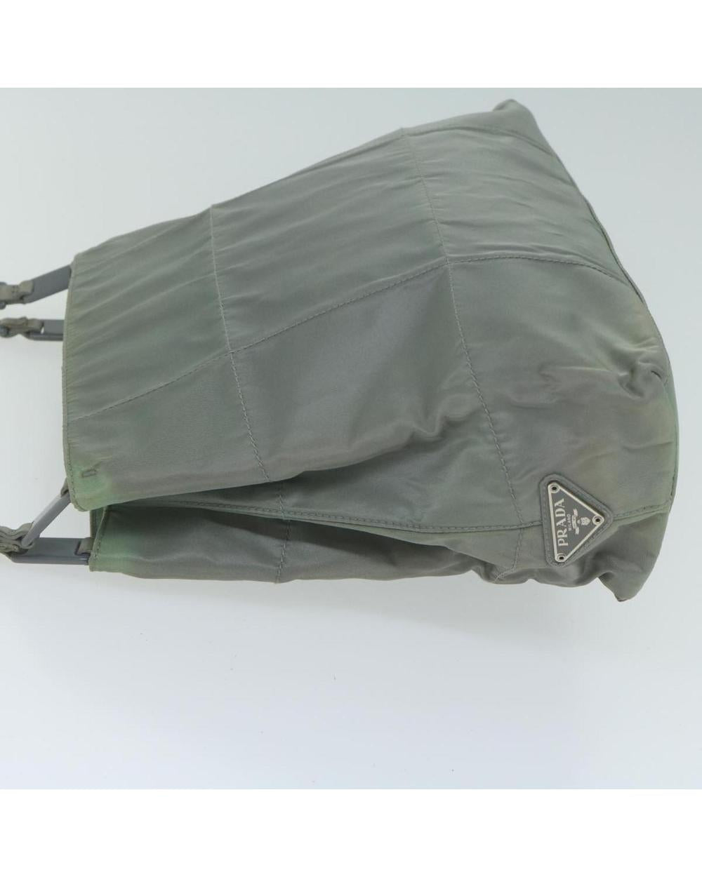 Green Nylon Prada Tote