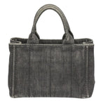 Grey Fabric Prada Tote