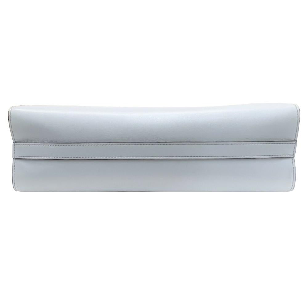 Grey Leather Prada Handbag